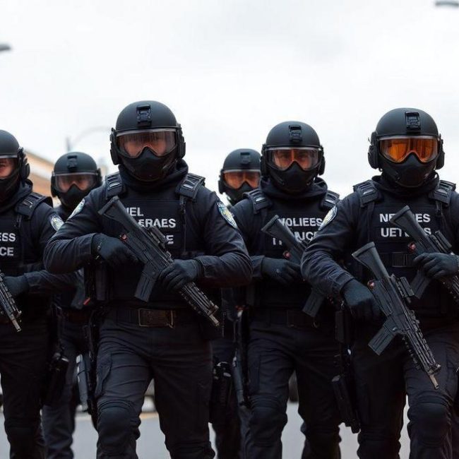 agentes-federais-de-imigracao-se-preparam-para-operacoes-em-meio-a-centenas-de-prisoes