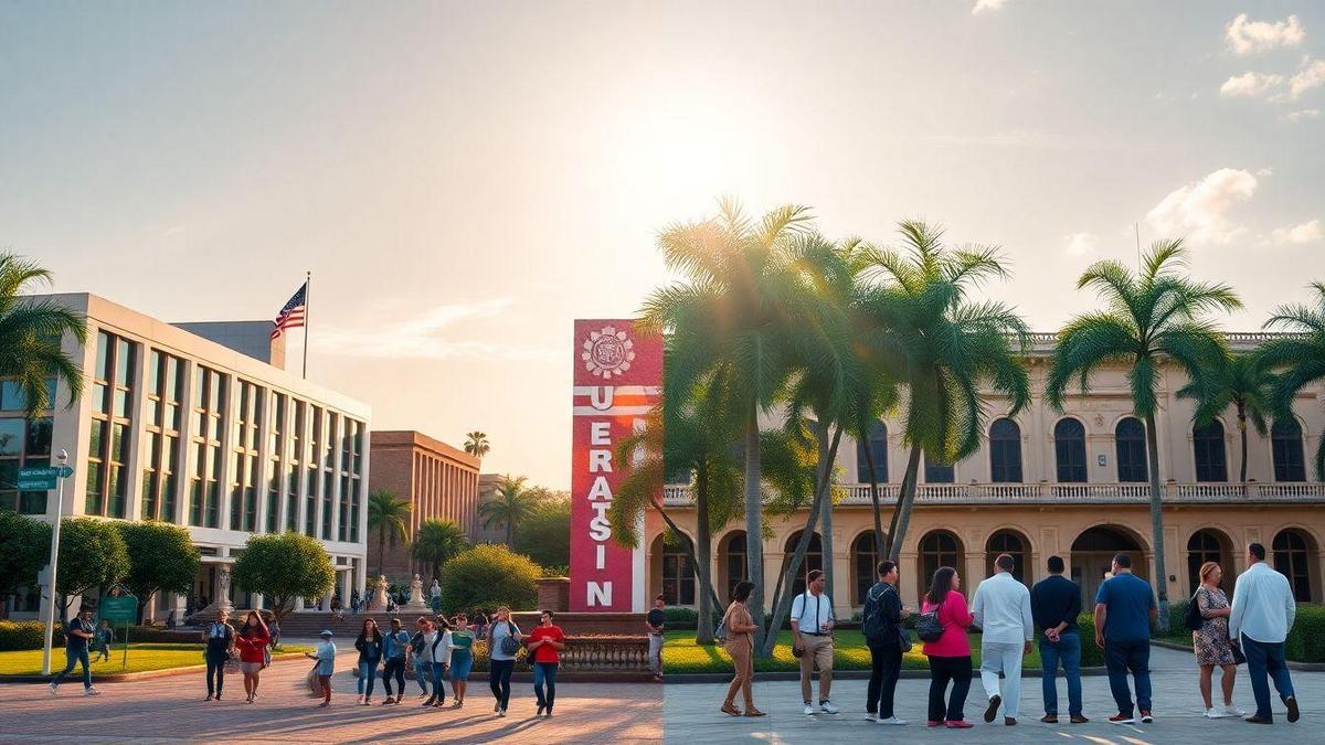 Estrutura do Ensino Superior nos EUA e Brasil