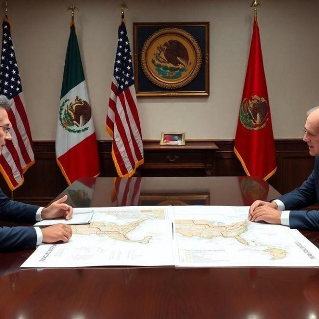 eua-e-mexico-fazem-acordo-para-pausar-tarifas-e-reforcar-seguranca-na-fronteira