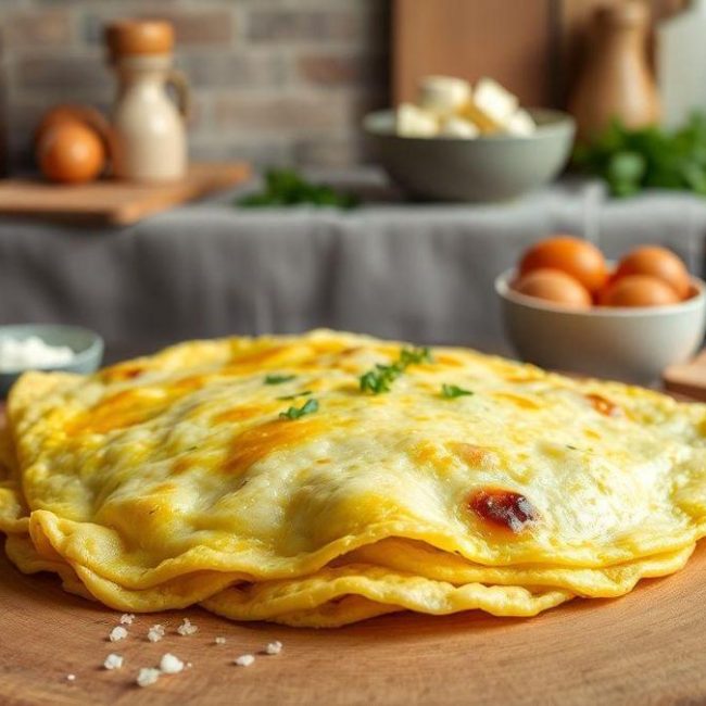 omelete-de-queijo-e-presunto-sabor-incrivel-em-menos-de--minutos-com-apenas--ingredientes