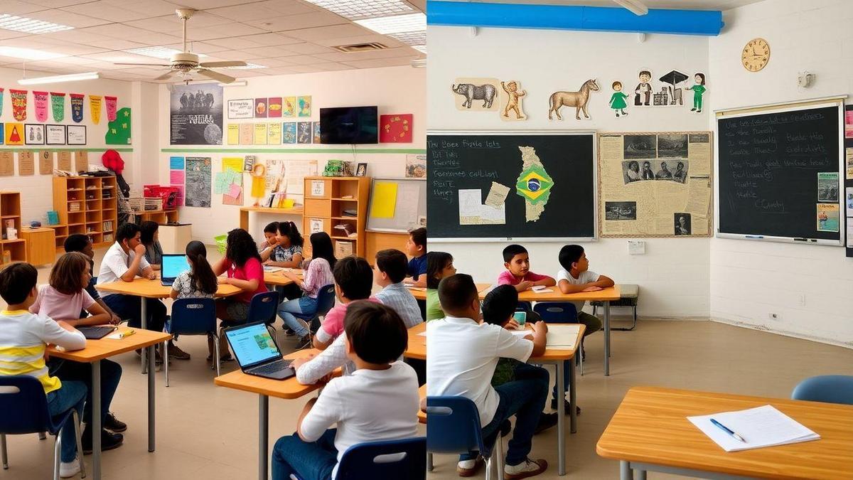 Qualidade da Educação: EUA e Brasil