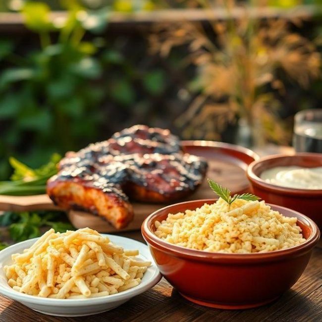 costela-barbecue-suculenta-com-farofa-de-milho-facil-pronta-em--minutos-e-sem-forno-necessario