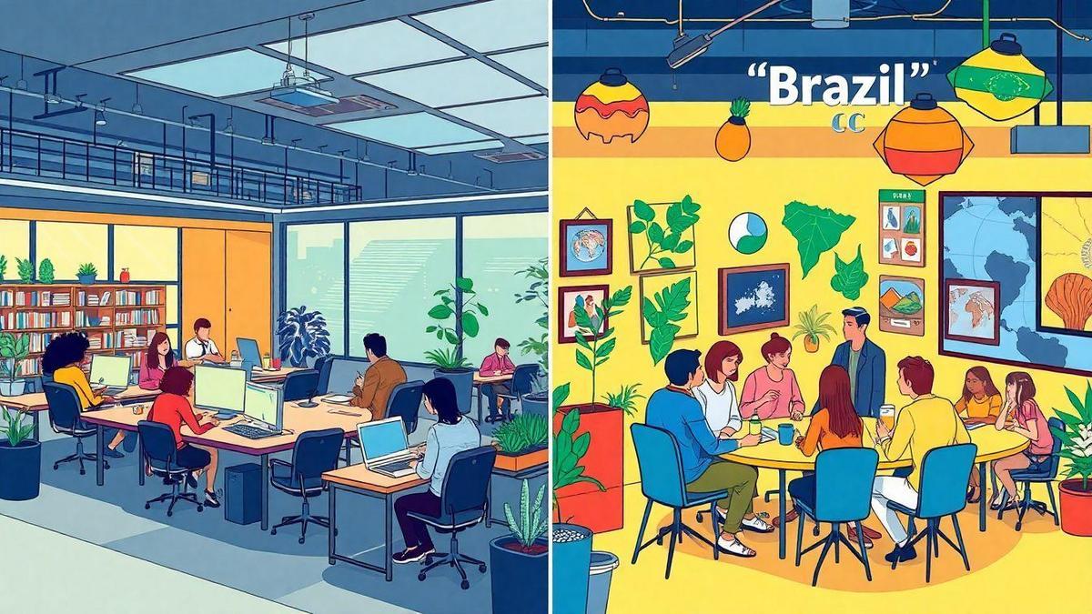 Diferenças na Cultura de Trabalho entre EUA e Brasil