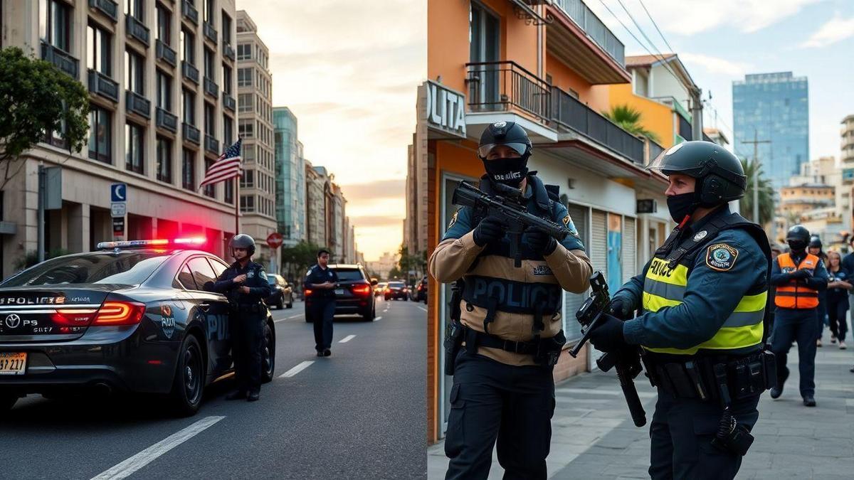 Diferenças nas Políticas de Segurança Pública entre EUA e Brasil