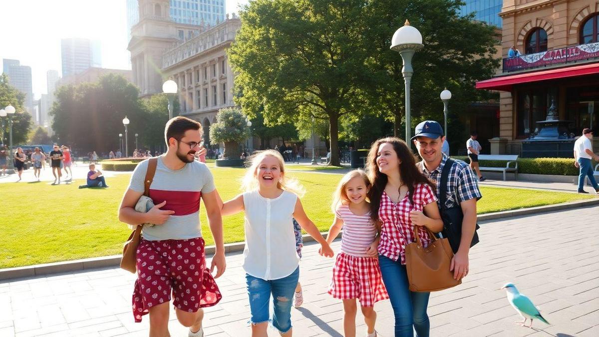 Aventuras em Família em Melbourne