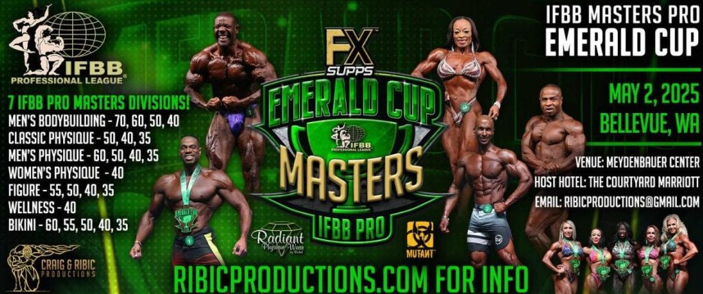 Juliane Almeida faz história no Emerald Cup Masters Pro e conquista vaga no Masters Olympia Tokyo 2025.
