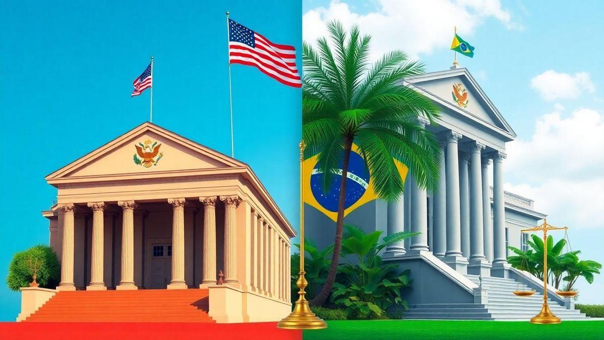 Estrutura do Sistema de Justiça dos Estados Unidos e do Brasil