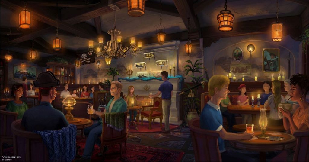 Disney World revela novos detalhes da taverna temática Piratas do Caribe: The Beak and Barrel