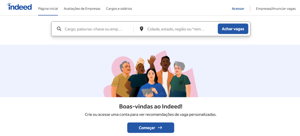 Mercado de trabalho nos Estados Unidos em 2025: cenário atual, tendências e as melhores plataformas para buscar emprego.