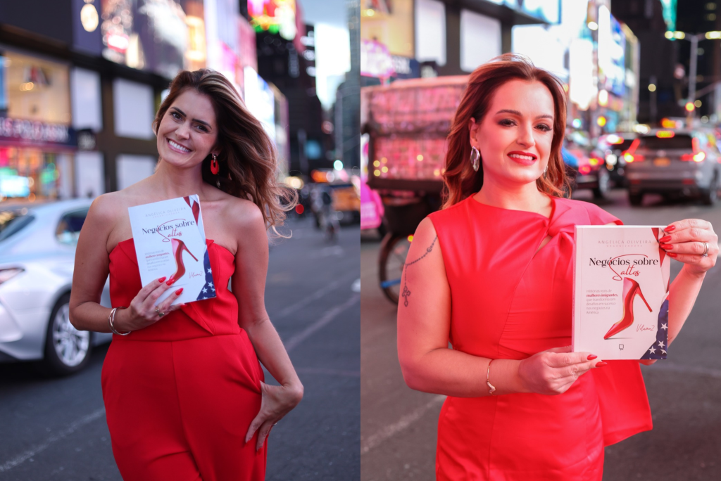 Negócios sobre saltos transforma a Times Square em palco do empreendedorismo feminino.