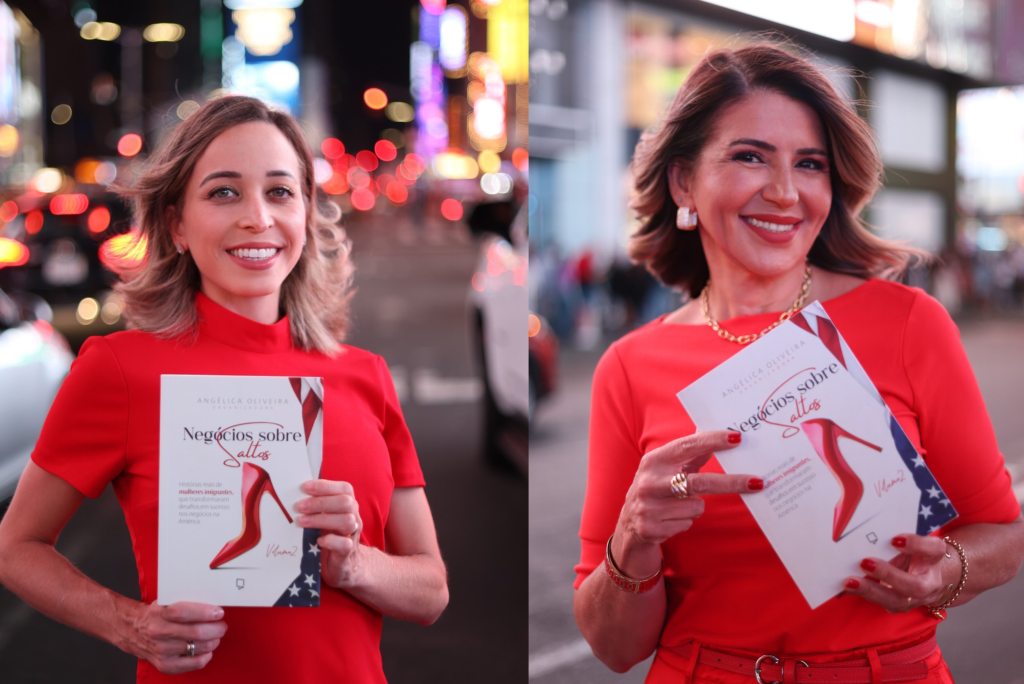 Negócios sobre saltos transforma a Times Square em palco do empreendedorismo feminino.