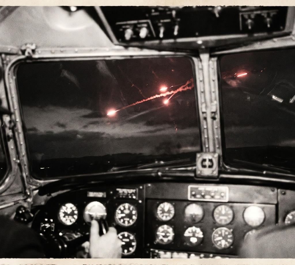 Documentos históricos revelam relatos de pilotos sobre misteriosas luzes vermelhas no céu da Alemanha em 1953