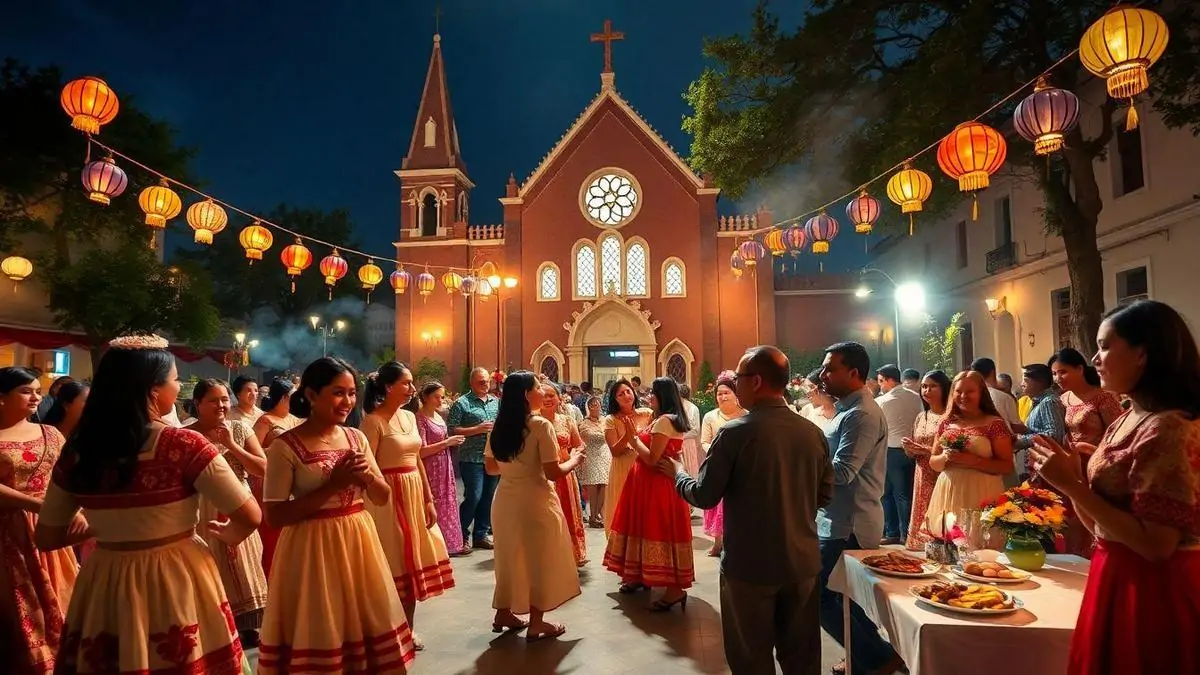 A influência da religião nas festas