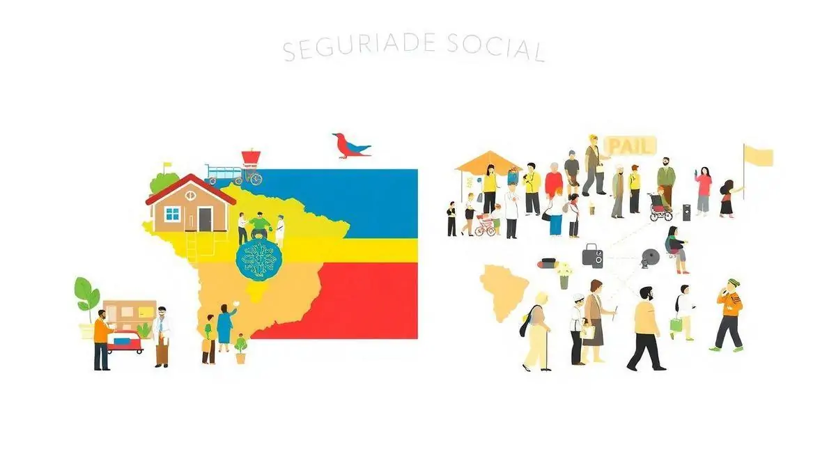 Comparação de Seguridade Social entre os Dois Países