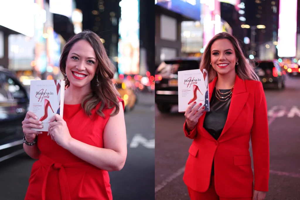 Negócios sobre saltos transforma a Times Square em palco do empreendedorismo feminino.