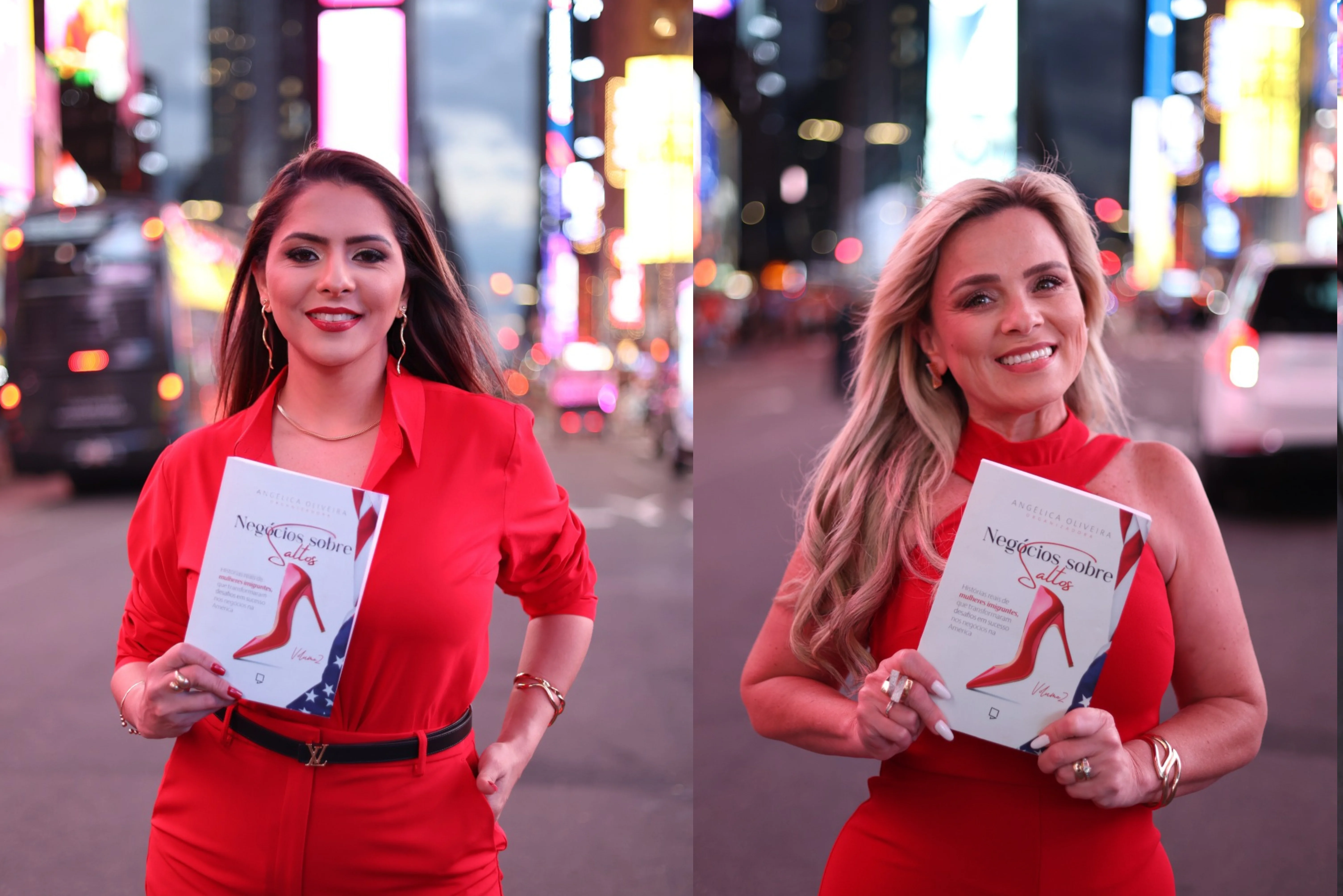 Negócios sobre saltos transforma a Times Square em palco do empreendedorismo feminino.