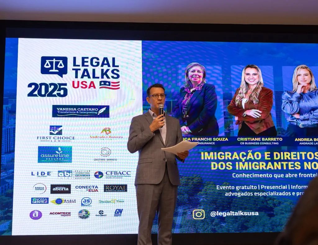Primeira edição do Legal Talks USA promove acesso gratuito à informação e fortalece a comunidade imigrante na Flórida.