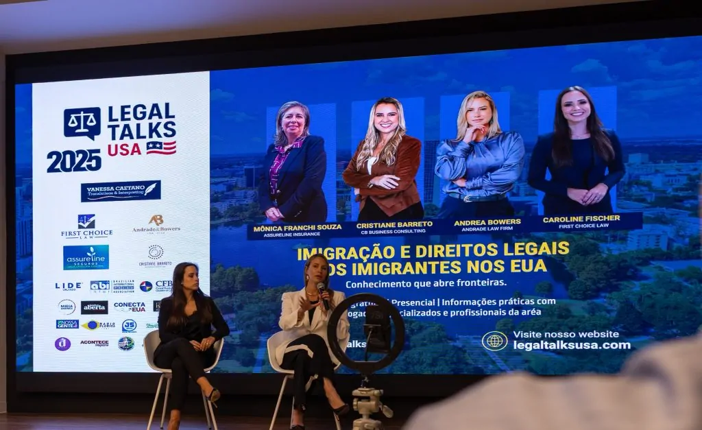 Primeira edição do Legal Talks USA promove acesso gratuito à informação e fortalece a comunidade imigrante na Flórida.